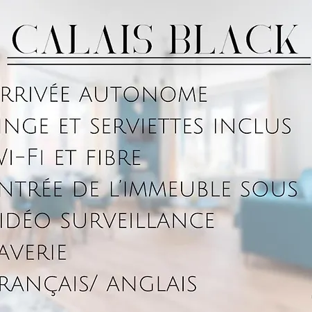 Calaisblack 2-4 Personnes Centre *