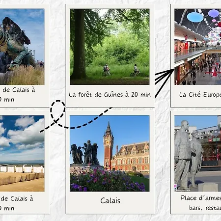 Appartement Calaisblack 2-4 Personnes Centre